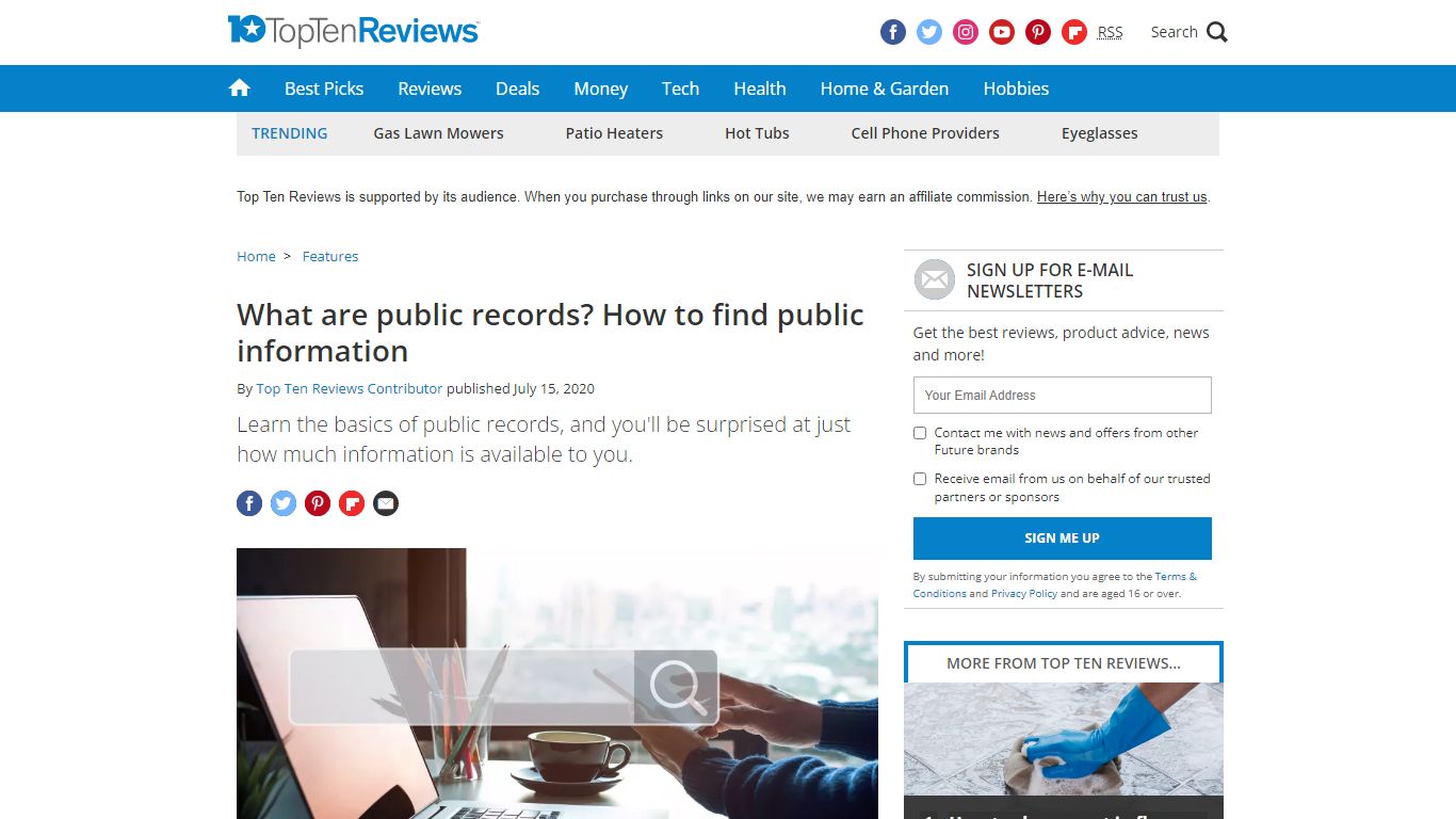 What are public records? How to find public information